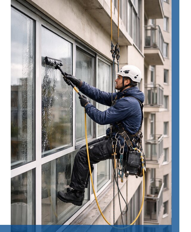 Мойка балконного остекления в Торжке от 3578 р. | ВЫСОТНИК-Трж