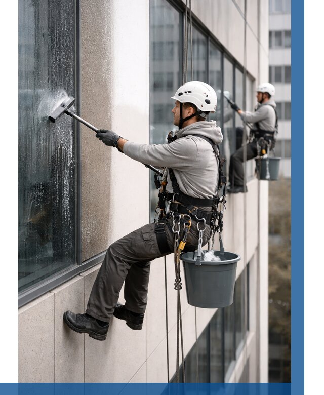 Мойка фасадов зданий в Торжке под ключ от 358 р. | ВЫСОТНИК-Трж