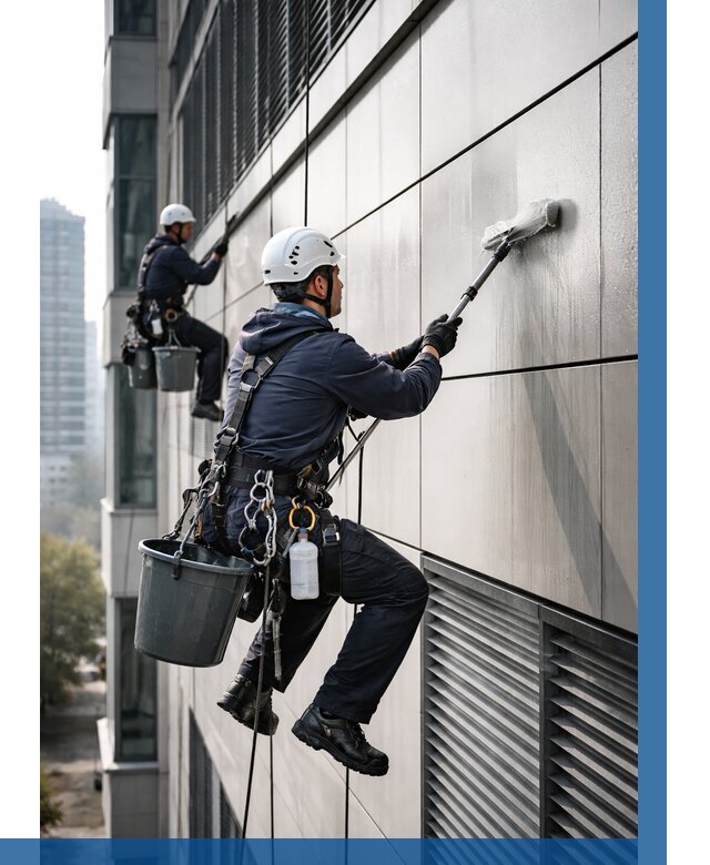 Мойка вентилируемого фасада в Торжке от 256 р. | ВЫСОТНИК-Трж