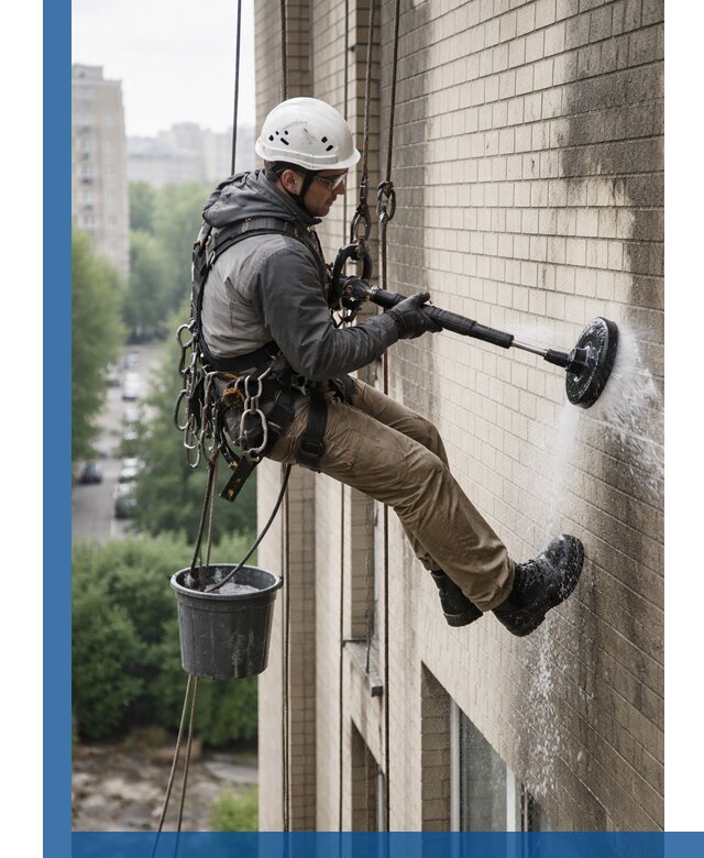 Очистка фасада от копоти в Торжке профессионально и безопасно