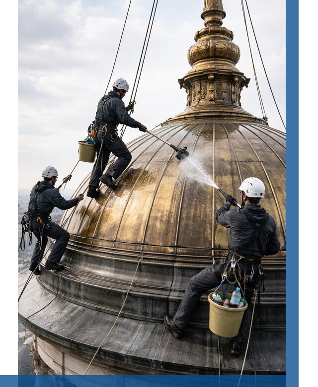Мойка куполов и шпилей в Торжке от 8179 р. - заказать | ВЫСОТНИК-Трж