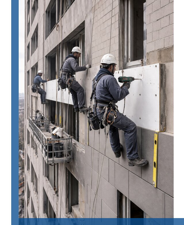 Монтаж фасадных термопанелей высокого качества в Торжке