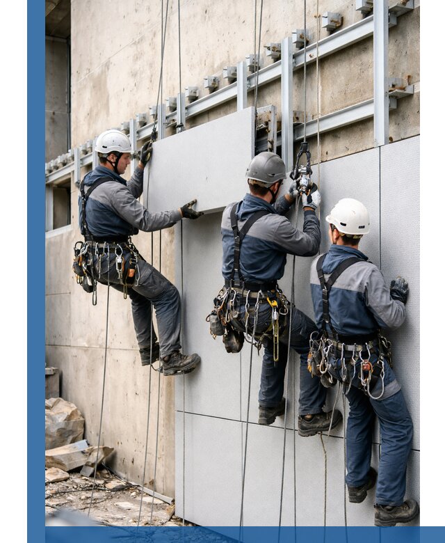 Монтаж вентилируемого фасада в Торжке под ключ с гарантией качества