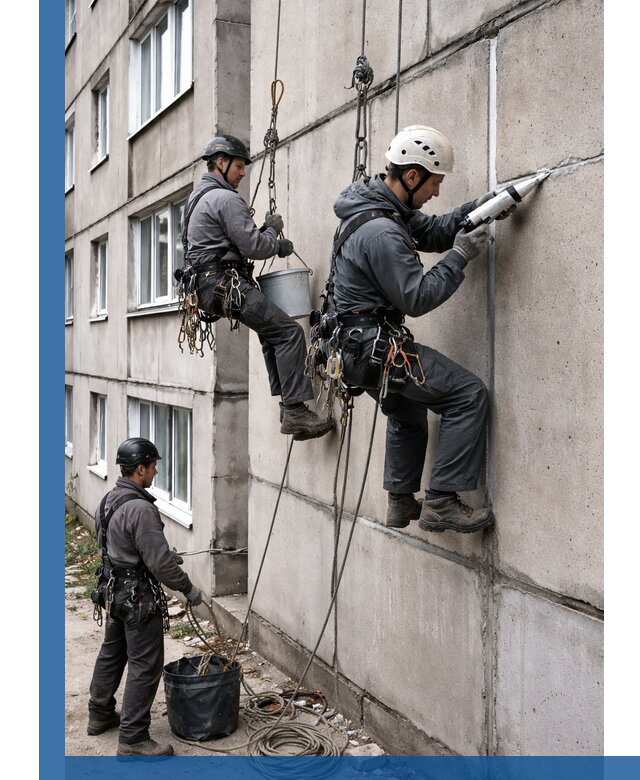 Герметизация межпанельных швов в Торжке с гарантией герметичности