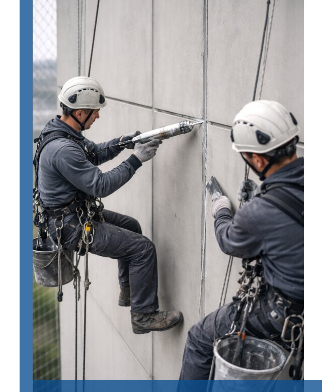 Первичная герметизация швов фасадов и кровель в Торжке