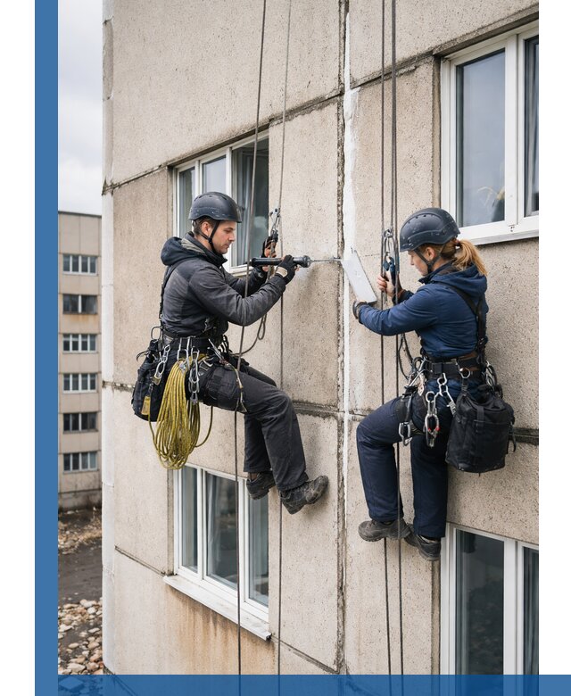 Герметизация межпанельных швов тёплым швом в Торжке