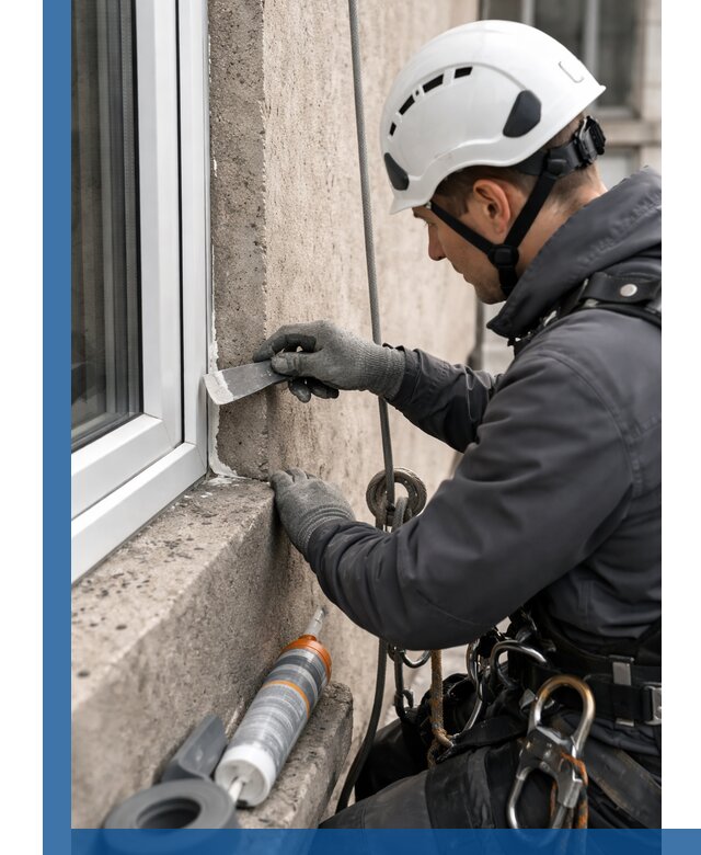 Герметизация монтажных швов окон в Торжке с гарантией качества