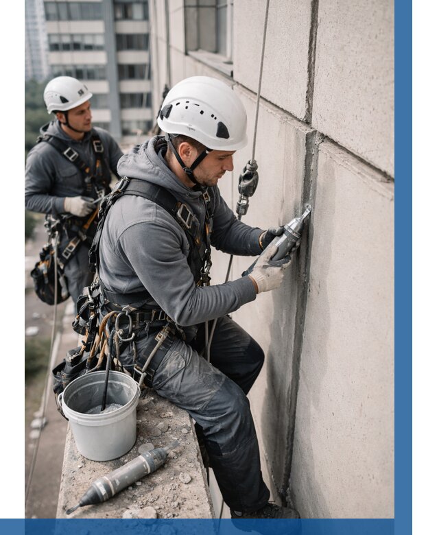 Ремонт деформационных швов здания в Торжке от 1022 р. | ВЫСОТНИК-Трж