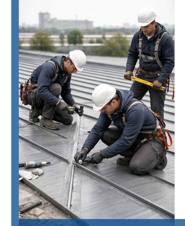 Ремонт фальцевой кровли в Торжке срочно и качественно