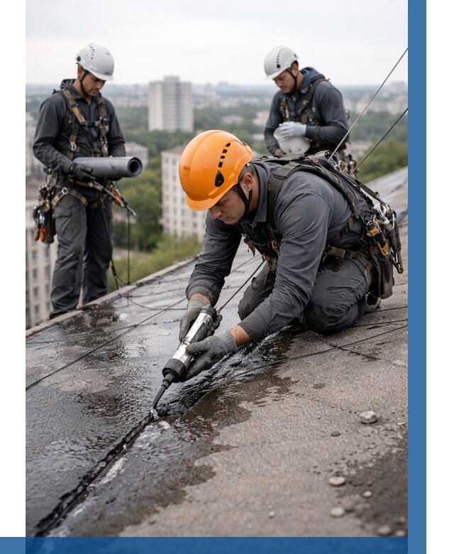 Устранение протечек кровли в Торжке от 12269 р. | ВЫСОТНИК-Трж