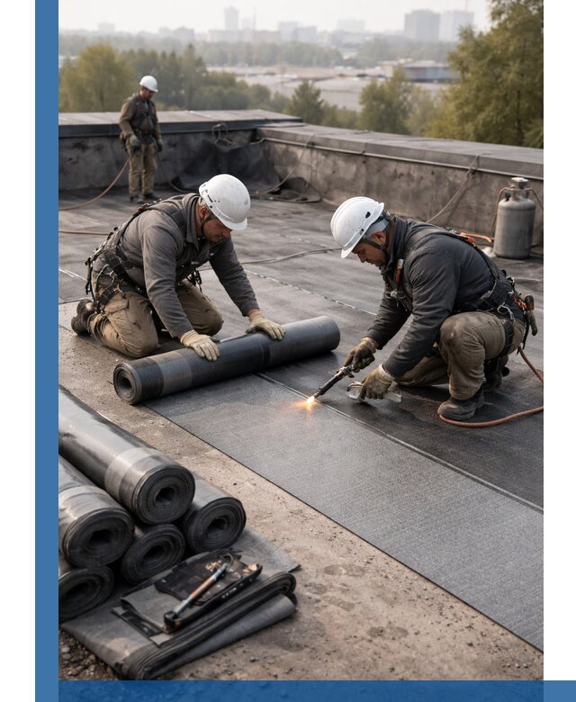 Монтаж мягкой кровли в Торжке профессионально и надежно