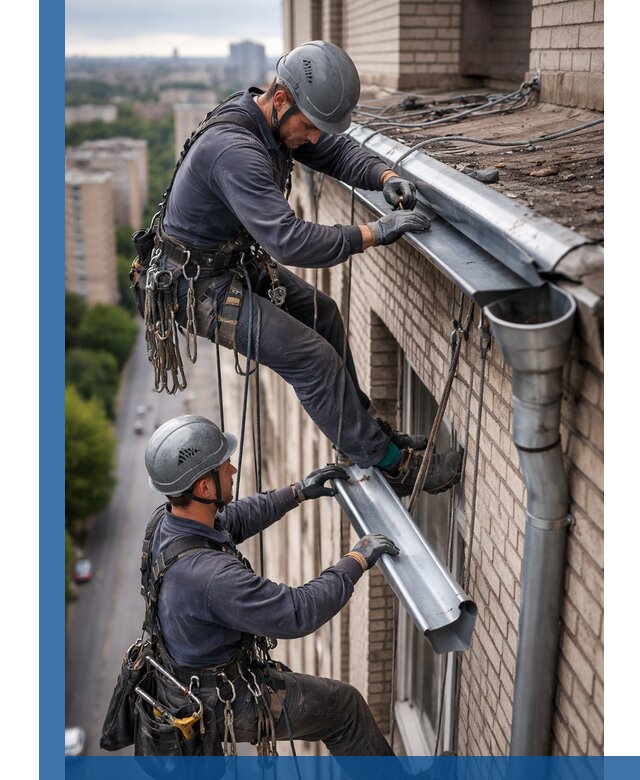 Ремонт водосточных желобов в Торжке, быстро и качественно