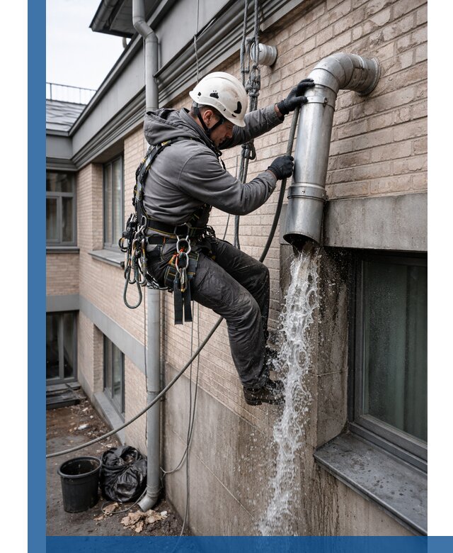 Профессиональная прочистка водосточных труб в Торжке с гарантией