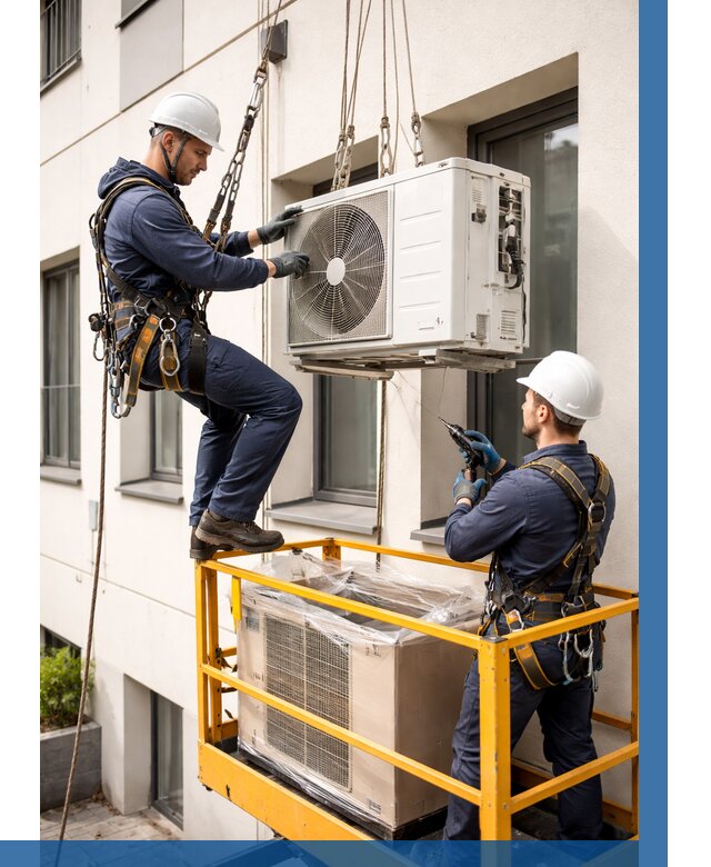 Демонтаж внешнего блока кондиционера в Торжке от 3578 р. | ВЫСОТНИК-Трж