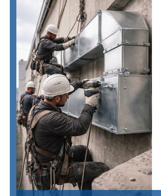 Профессиональный монтаж вентиляционных коробов в Торжке под ключ