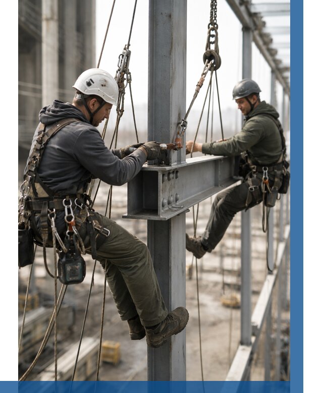 Монтаж металлоконструкций на высоте в Торжке от 3578 р. | ВЫСОТНИК-Трж