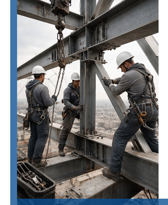 Профессиональный монтаж металлоконструкций на высоте в Торжке