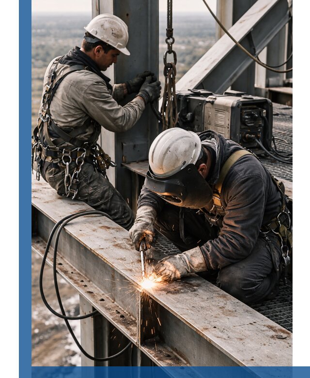 Высотные сварочные работы в Торжке для промышленных объектов