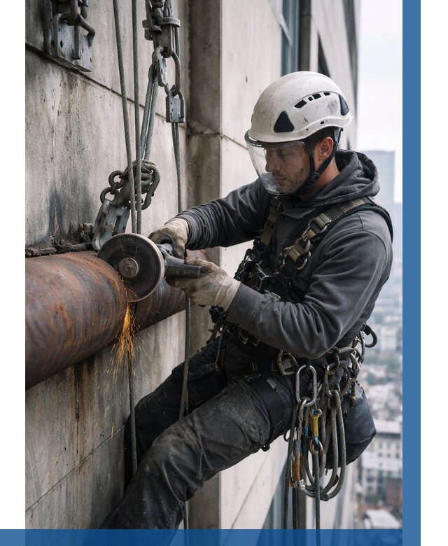 Резка металла на высоте в Торжке по цене от 4601 р. | ВЫСОТНИК-Трж