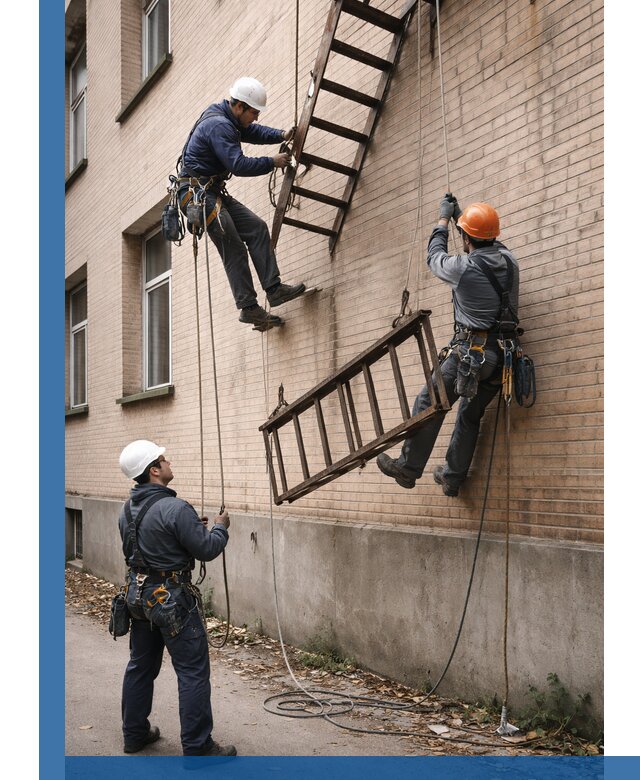 Демонтаж пожарной лестницы в Торжке быстро и безопасно