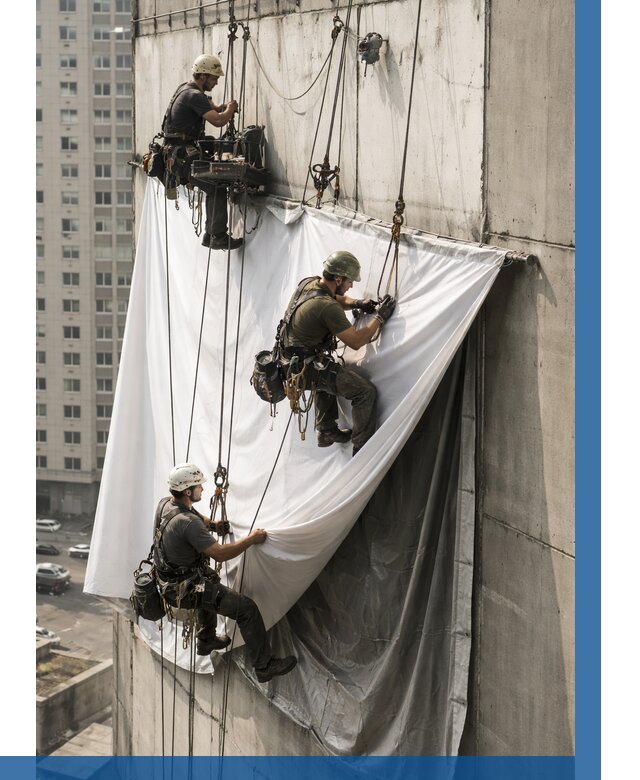 Замена баннерного полотна в Торжке от 6646 р. | ВЫСОТНИК-Трж—заказать