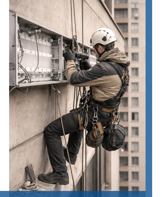 Ремонт вывески на высоте в Торжке от 4601 р. | ВЫСОТНИК-Трж