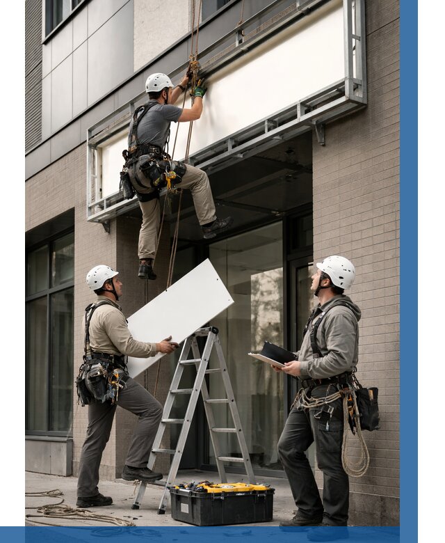 Монтаж светового короба в Торжке от 6646 р. | ВЫСОТНИК-Трж