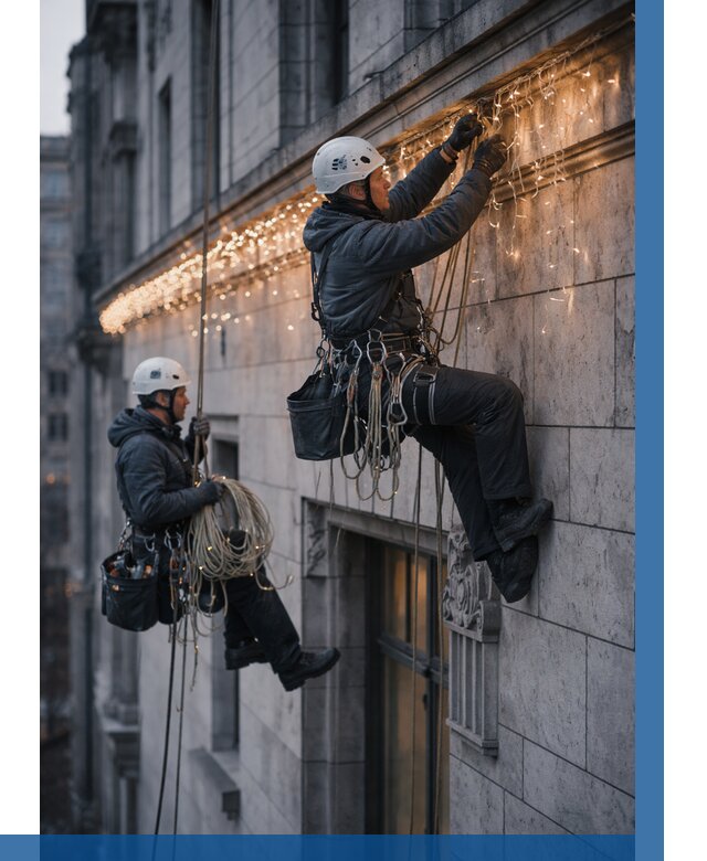 Монтаж новогодней иллюминации в Торжке от 8690 р. | ВЫСОТНИК-Трж