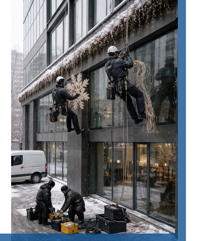 Демонтаж новогоднего оформления в Торжке от 5623 р. | ВЫСОТНИК-Трж