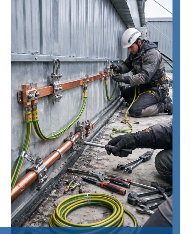 Монтаж заземления здания в Торжке от 25560 р. | ВЫСОТНИК-Трж