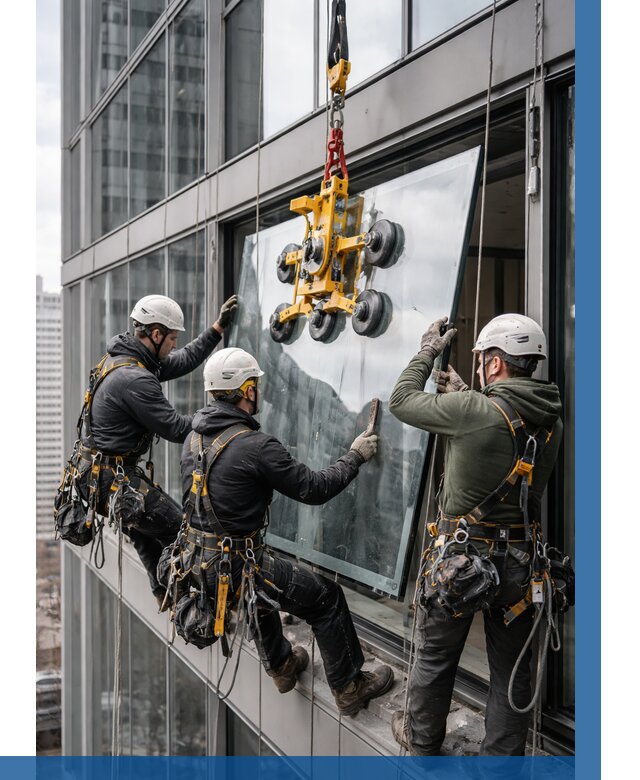 Фасадное остекление зданий под ключ в Торжке от 10224 р. | ВЫСОТНИК-Трж