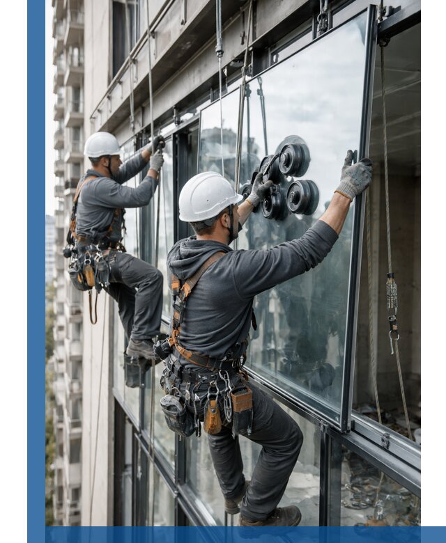 Витражное остекление фасадов и лоджий в Торжке под ключ