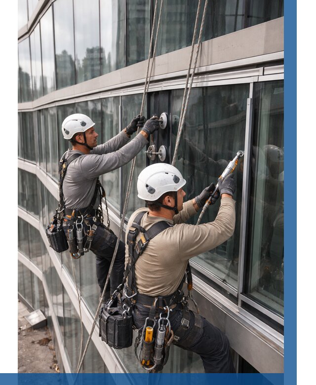 Радиусное остекление фасада в Торжке от 12269 р. | ВЫСОТНИК-Трж