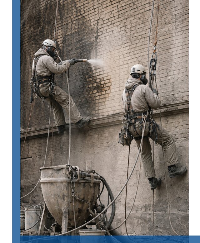 Пескоструйная очистка фасадов в Торжке профессионально