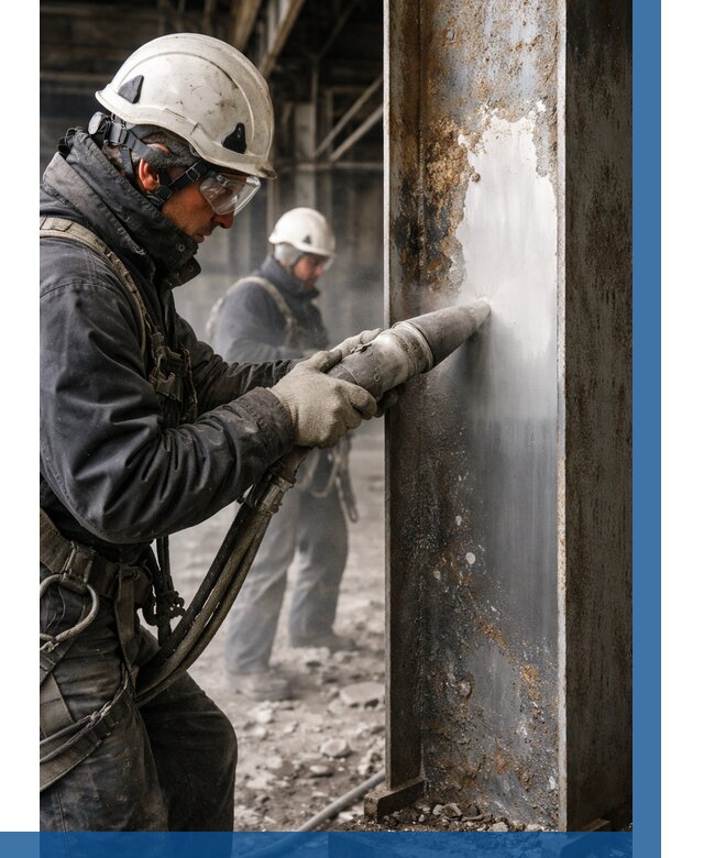 Удаление старой краски с металла в Торжке от 460 р. | ВЫСОТНИК-Трж