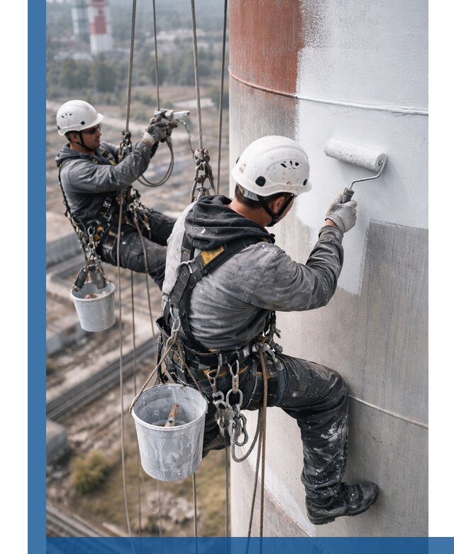 Покраска дымовых труб в Торжке: антикоррозийная защита и восстановление