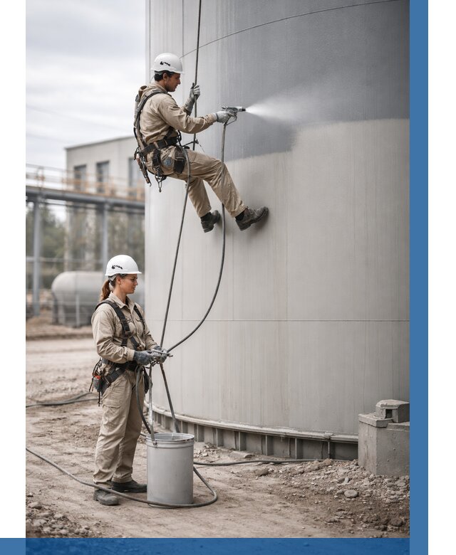 Покраска резервуаров в Торжке от 1227 р. | ВЫСОТНИК-Трж — заказать