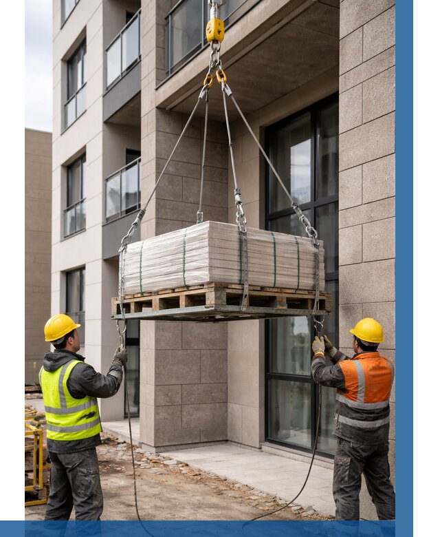 Подъем керамогранита на этаж в Торжке от 3578 р. | ВЫСОТНИК-Трж