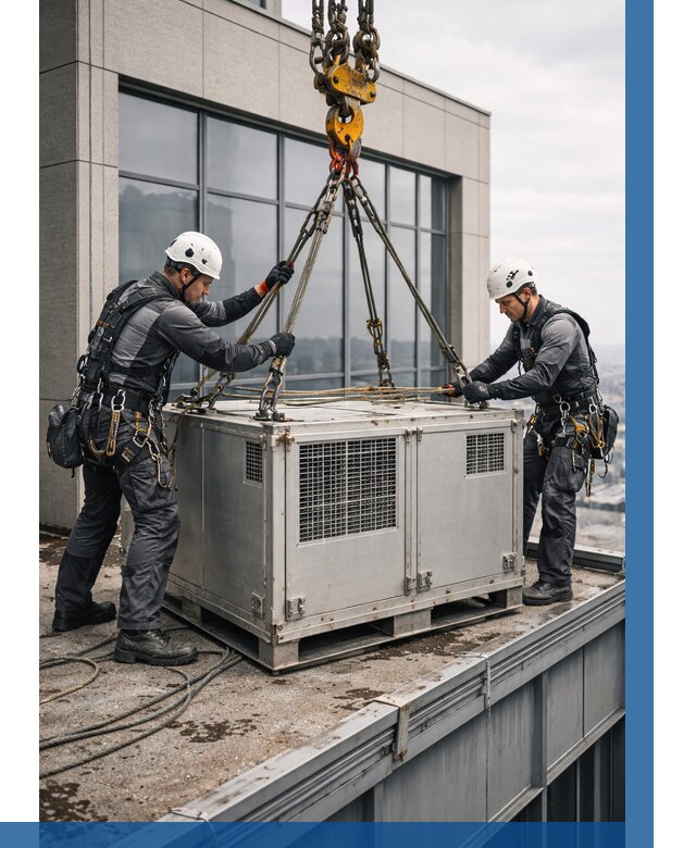 Такелажные работы на высоте в Торжке от 8179 р. | ВЫСОТНИК-Трж