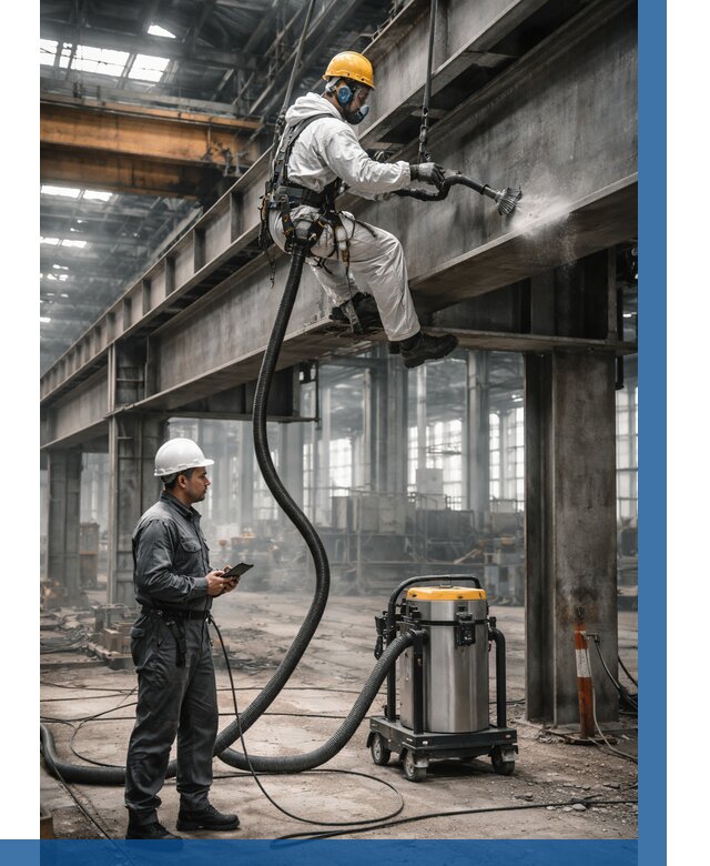 Обеспыливание конструкций в цехе в Торжке от 4294 р. | ВЫСОТНИК-Трж