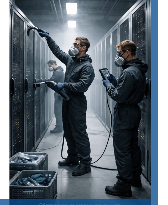 Обеспыливание серверной комнаты в Торжке от 4601 р. | ВЫСОТНИК-Трж