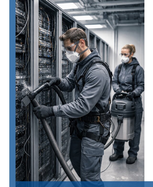 Обеспыливание серверной комнаты в Торжке, профессиональная очистка