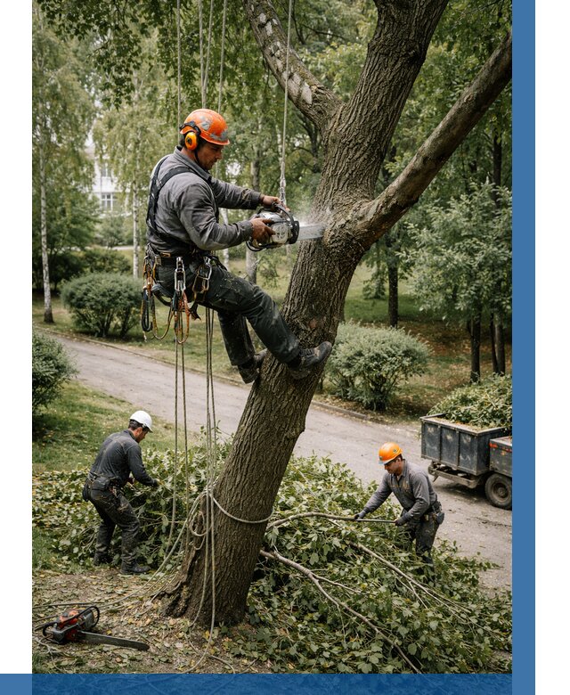 Кронирование деревьев в Торжке от 6646 р. | ВЫСОТНИК-Трж