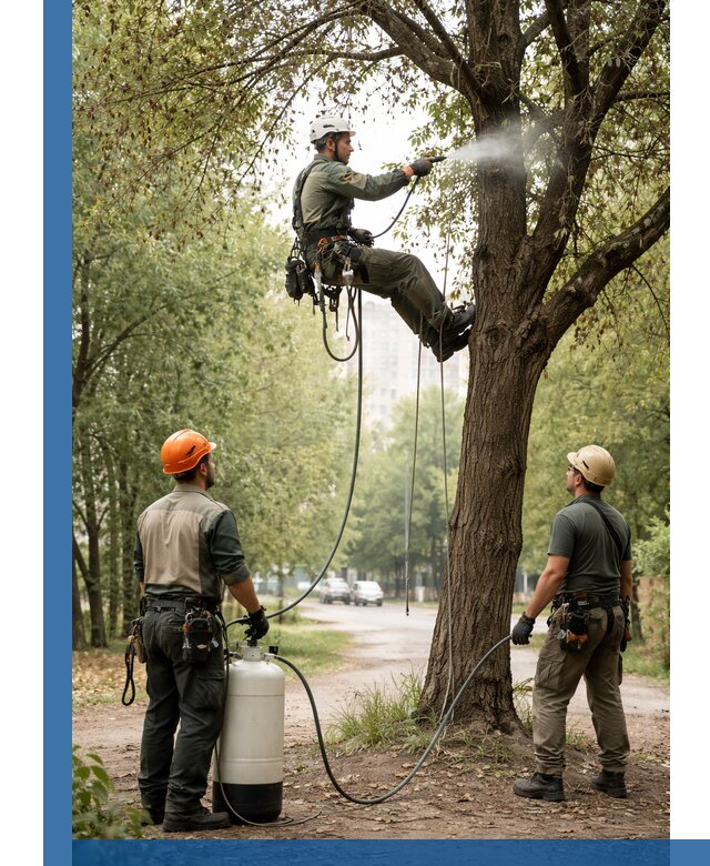 Обработка деревьев от вредителей в Торжке профессиональная защита