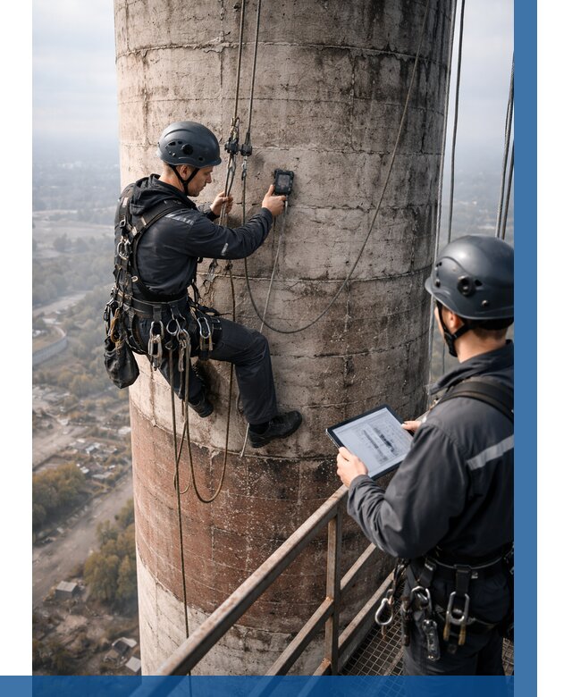Обследование дымовой трубы в Торжке от 8179 р. | ВЫСОТНИК-Трж