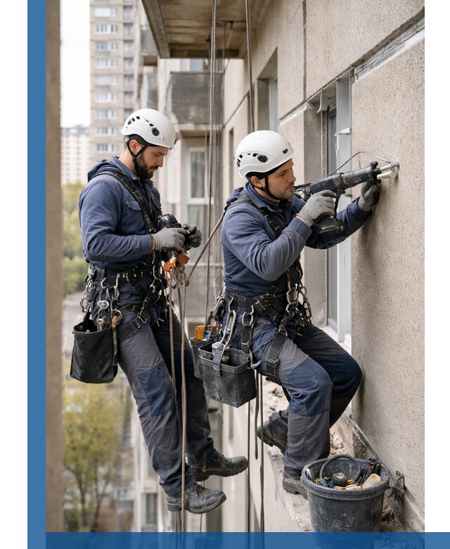 Промышленные альпинисты высотные работы и монтаж в Торжке